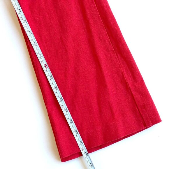 James Jeans Womens Red Juliette Flare Jeans Size 29x32 - Picture 10 of 12